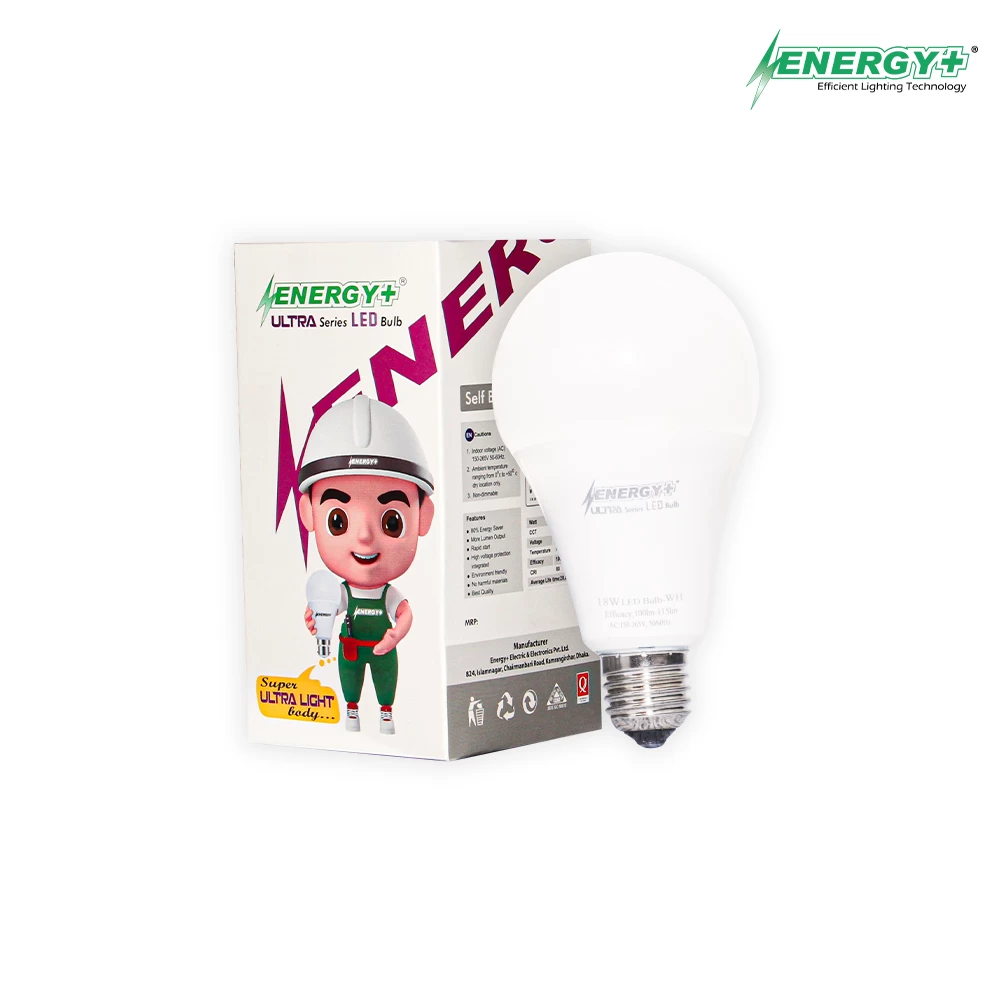 18W E27 ULTRA LED Bulb WH/WW/RD/GR/BL