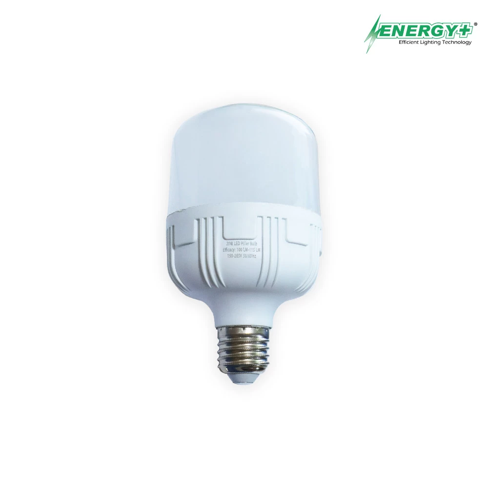 20W E27 Pillar LED Bulb WH/WW/Rd/GR/BL