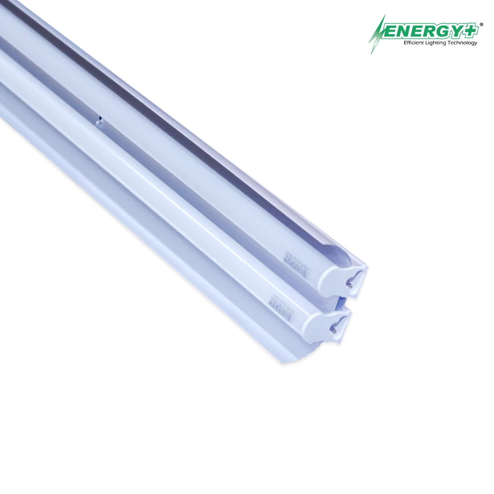 Energy+ 1037-2x22W T5 AC/SD/WH Industrial Light with Shade