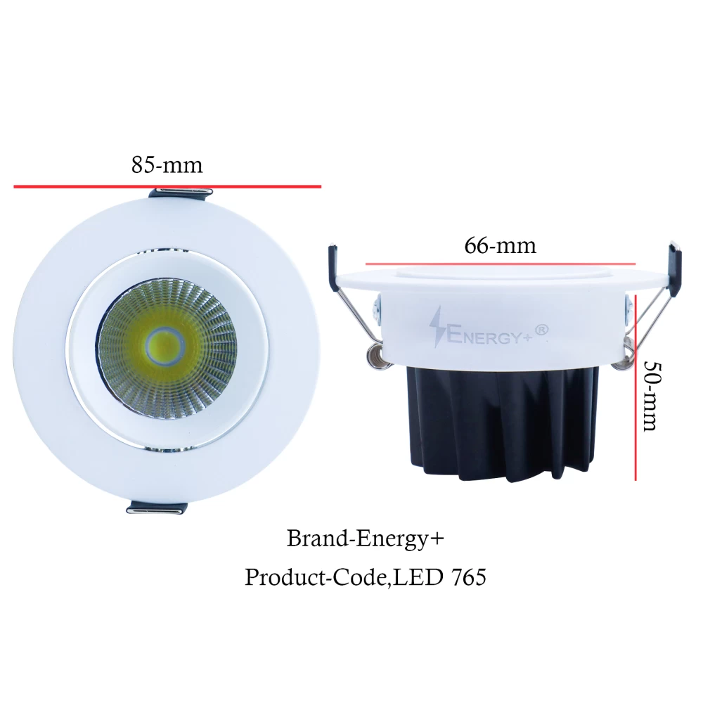 7W Concealed Spot Light RD WH/WR
